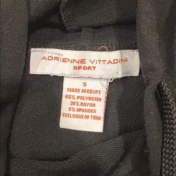 Adrienne Vittadini Classic Black Hoodie - Picture 2 of 5